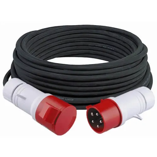 Connectra verlengkabel CEE 400V 16A 5 x 2.5 mm? 10 meter