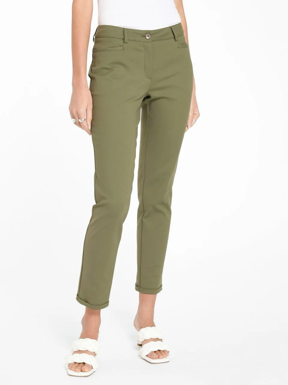 Fadenmeister Berlin Enkellange broek in smal model