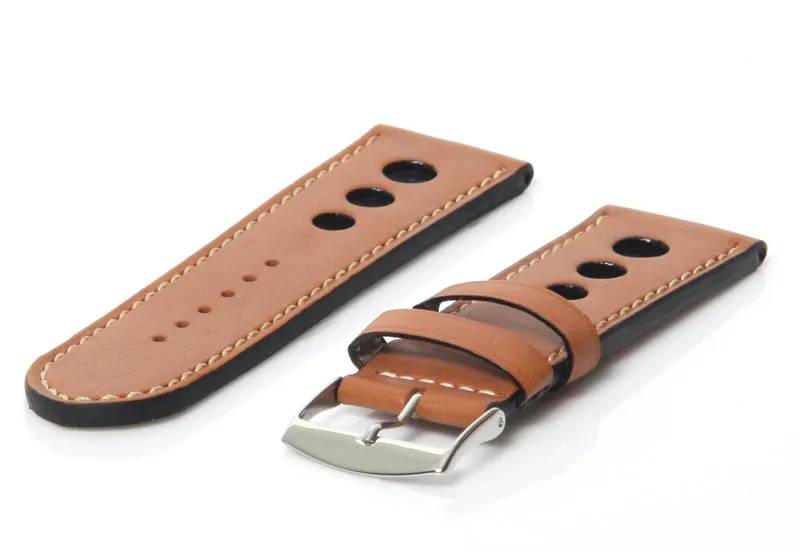 Horlogeband 26mm racing bruin