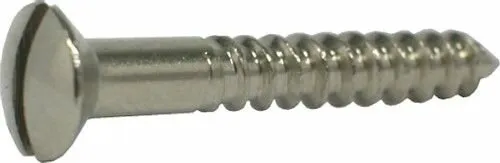 Houtschroef 3x25 nikkel lk