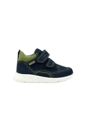 Leren sneakers donkerblauw