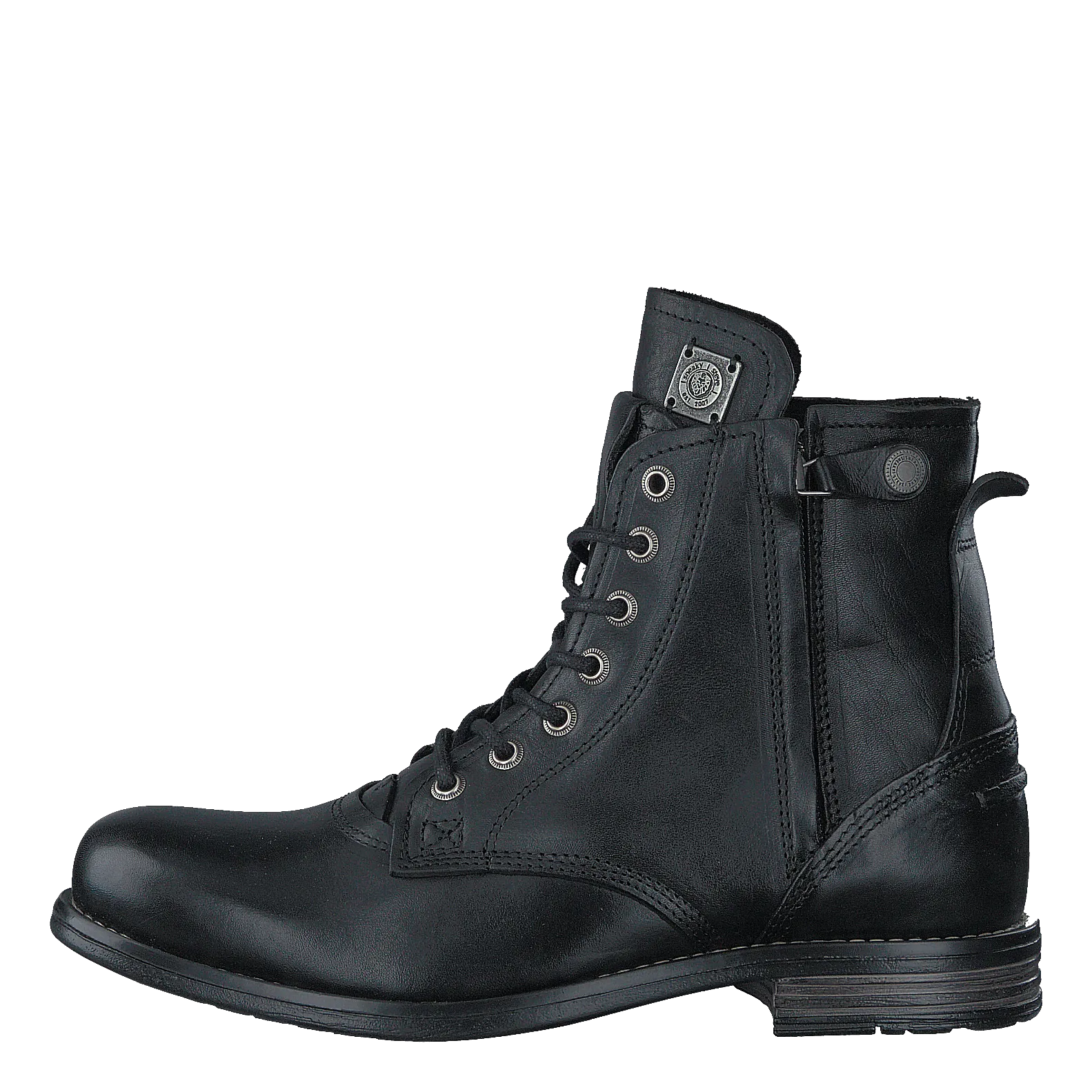Sneaky Steve schoenen Kingdom Leather Black