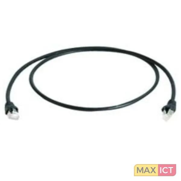 TELEGAERTNER TELEG??RTNER PATCH CORD MP8 FS 600 LSZH 0,5M NETWERKKABEL ZWART