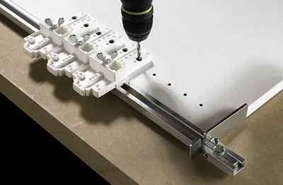 UNIVERSELE BOORMAL EXAKTA 1000MM RAIL MET 2 AANSLAGEN
