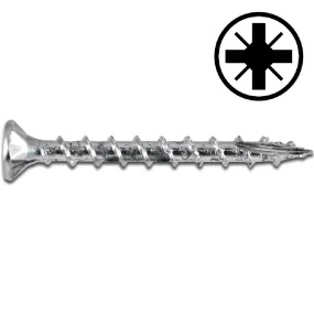 WOFIX SPAANPLAATSCHROEF VERZINKT PLATKOP PZ2 GROVE SPOED 5,0X50MM VOLDRAAD