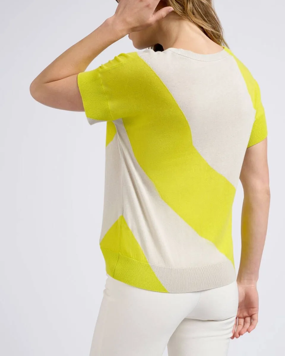 YAYA    Pullover korte mouw